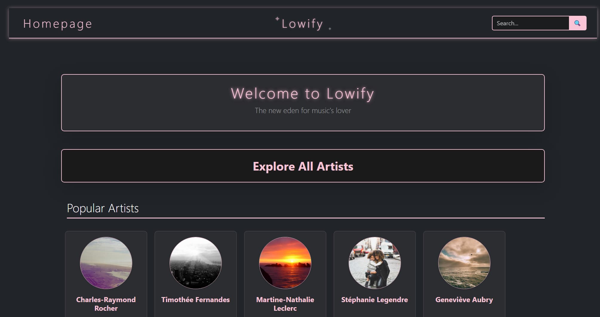 Lowify Homepage Screenshot